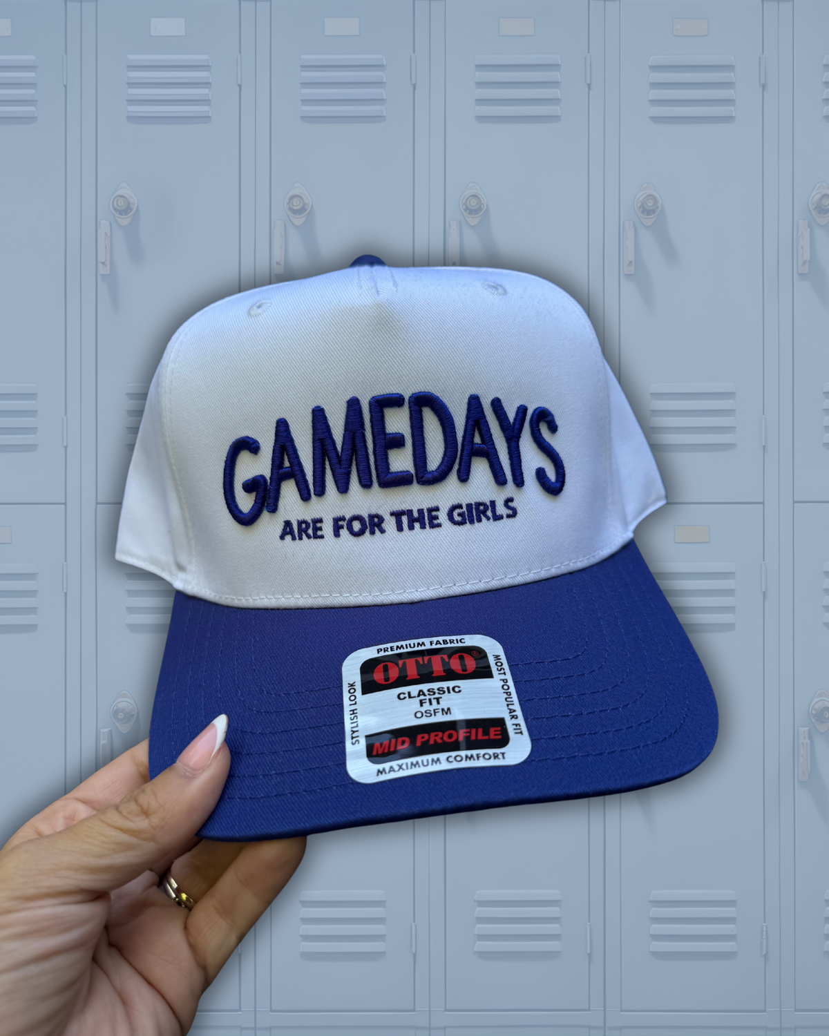 Gamedays Are for The Girls Trucker | Blue