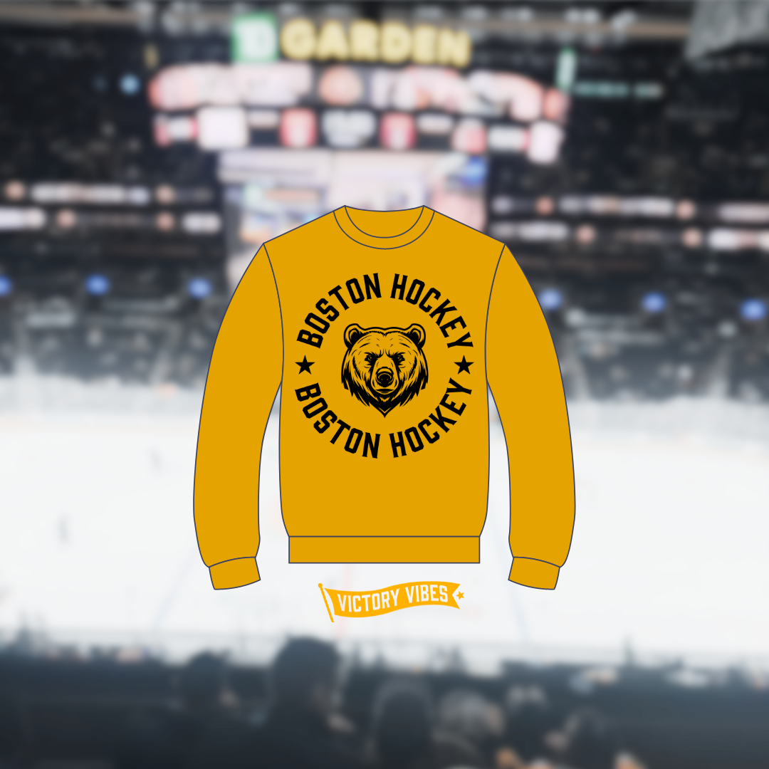 Boston Hockey Bear Sweatshirt