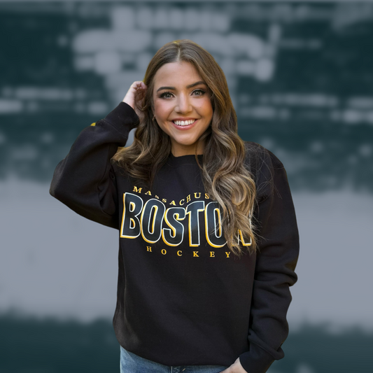 Essential Boston Hockey Crewneck