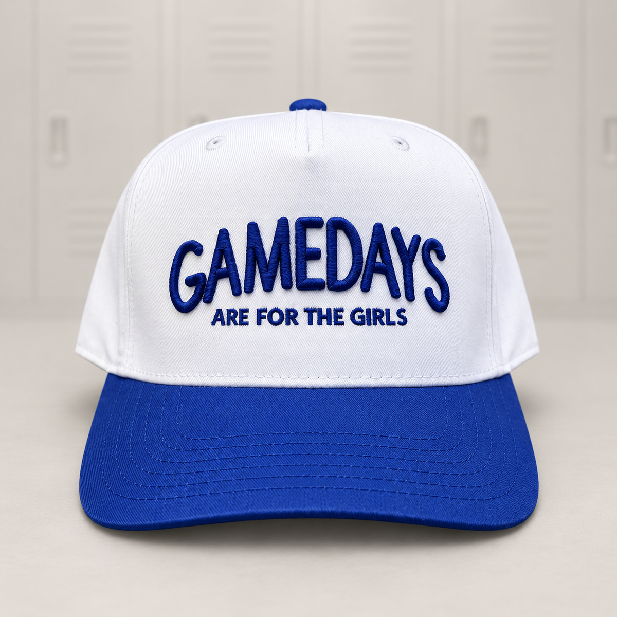 Gamedays Are for The Girls Trucker | Blue