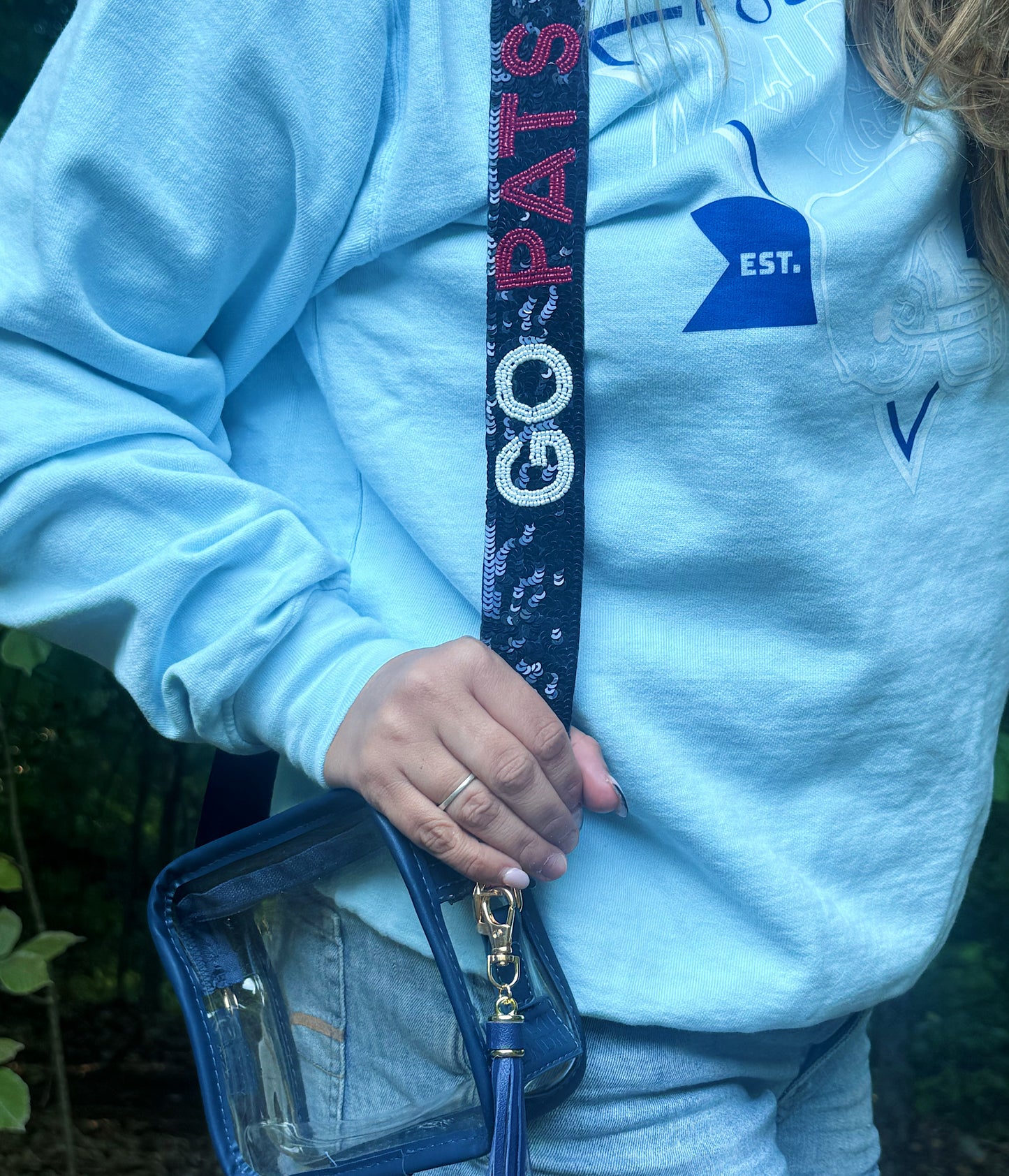 "Go Pats" Bag Strap