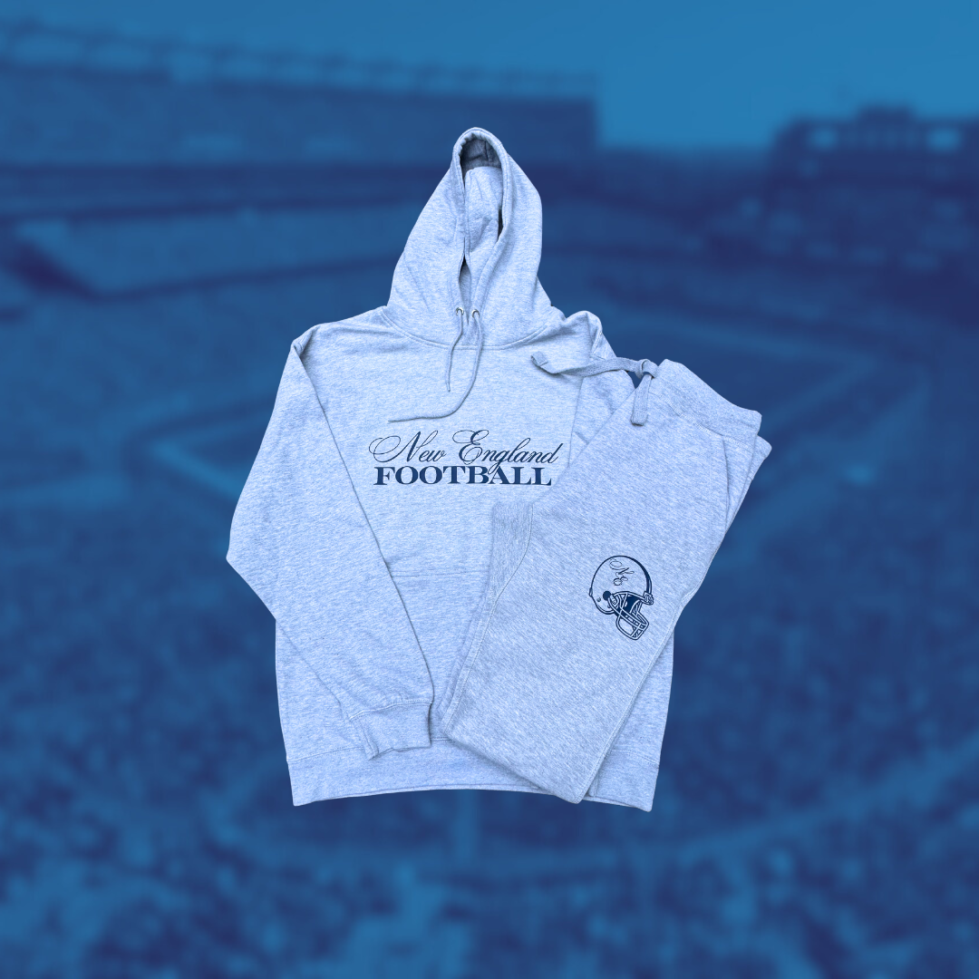 Cozy New England Football Script Sweatshirt