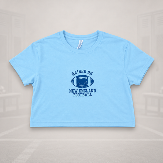 The Raised On NE Crop | Light Blue